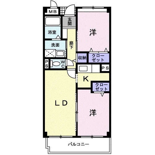 ラ．コスモスの間取り