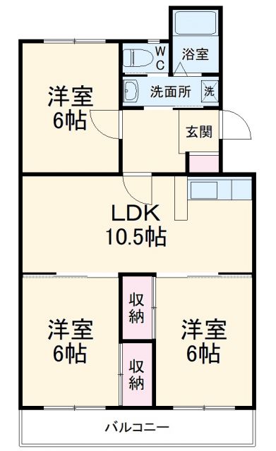 第２スカイハイツの間取り