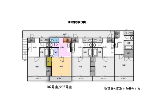 ラポールBの間取り