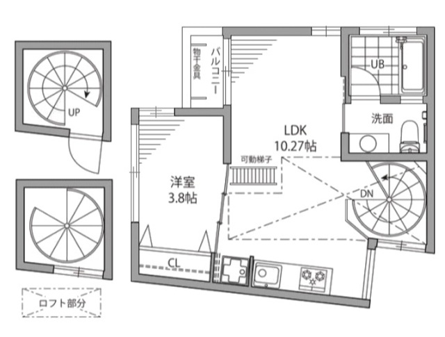 ココノマテラス千駄木の間取り