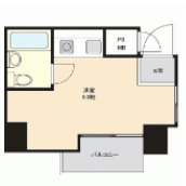 大阪市西区江戸堀のマンションの間取り