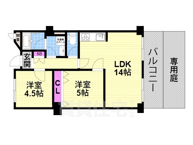 レイセニット緑地公園の間取り