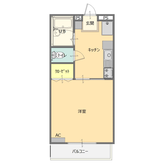 テラルージュ協栄の間取り