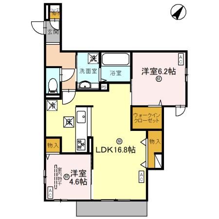 クラシスト東御旅の間取り