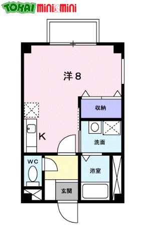 多気郡多気町相可のアパートの間取り