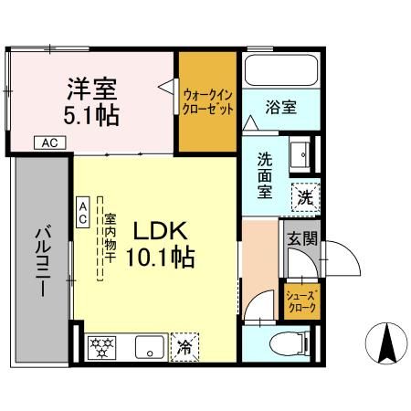 セレスティア荒子二丁目の間取り