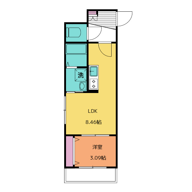 ＴＫＰ新松戸Iの間取り