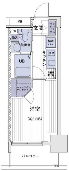 エスティメゾン大島の間取り