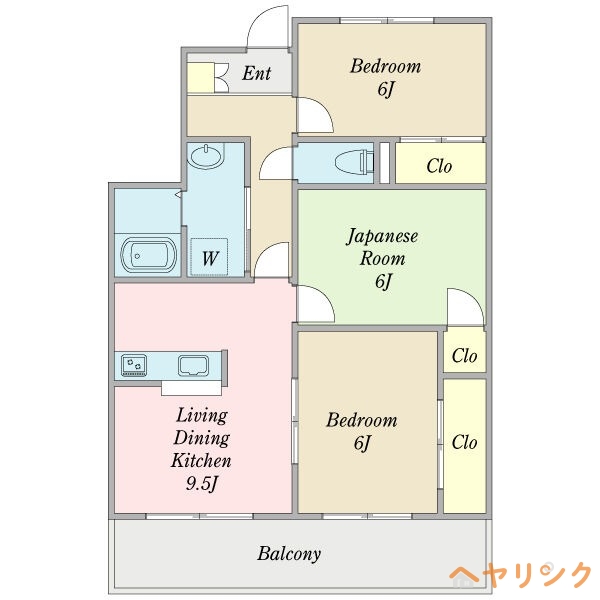 マンションFTYの間取り