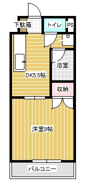 シティヒル甲府の間取り