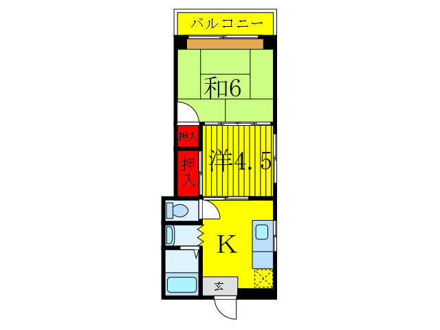 岸ペナテスの間取り