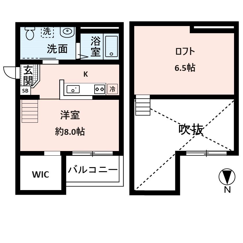 京都市南区上鳥羽南島田町のアパートの間取り