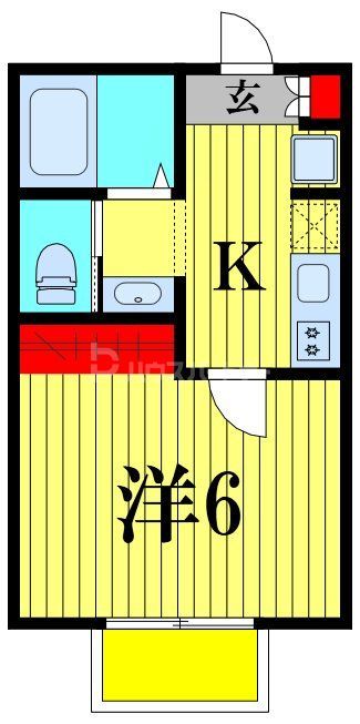 松戸市日暮のアパートの間取り