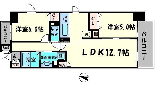 大拓メゾン鶴見の間取り