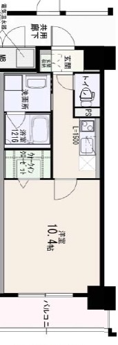 姫路市豊沢町のマンションの間取り