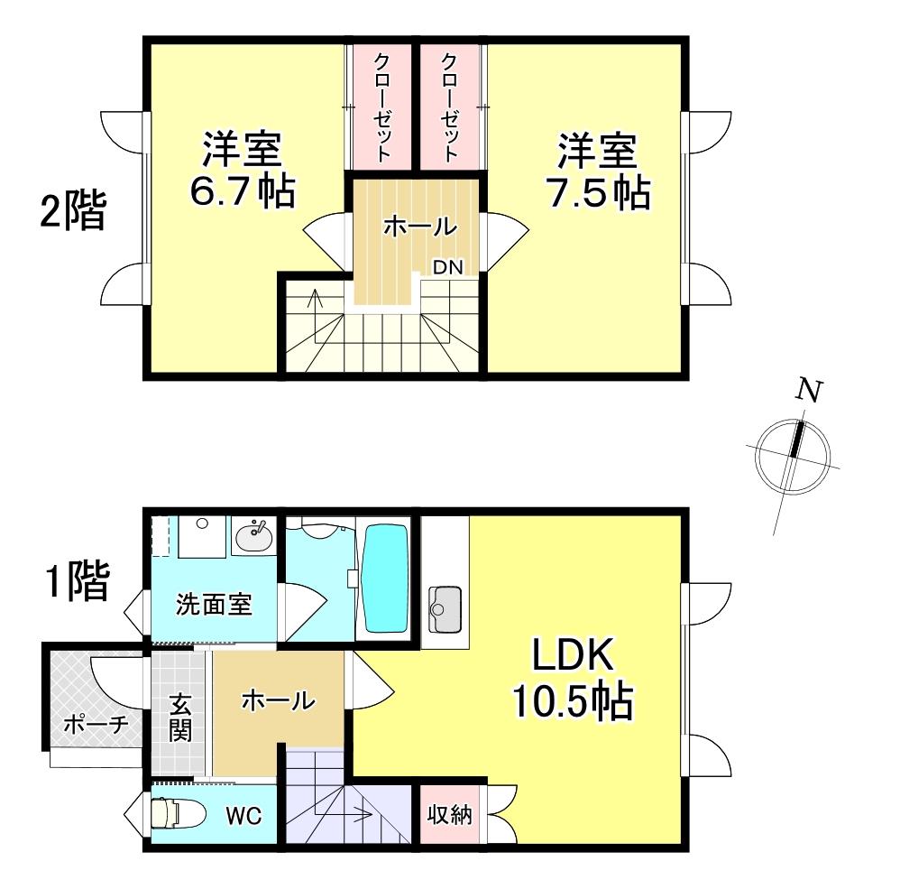 アンベリーの間取り