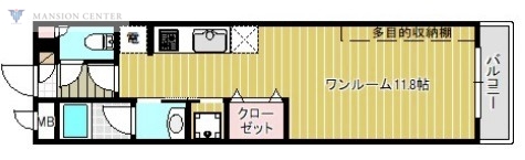 新潟市東区豊のマンションの間取り