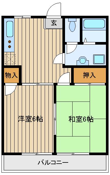 練馬区三原台のマンションの間取り