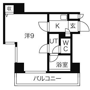 パックス今池の間取り