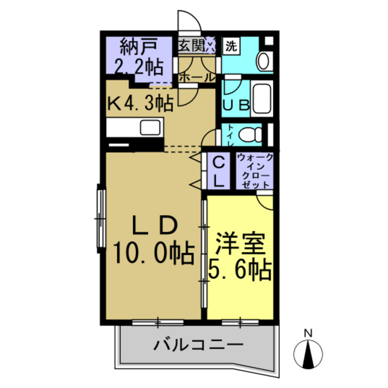 【ロゼックII南大高の間取り】