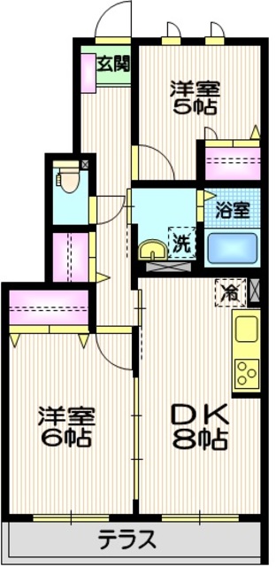 コーチとどろきの間取り