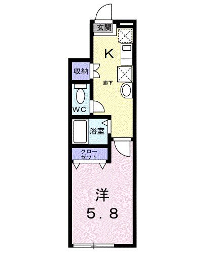 セイバリー　スマイルIIの間取り