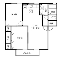 ルミエール藤13の間取り