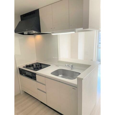 キッチン　ガス3口システムキッチン♪