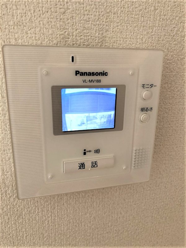 セキュリティ　安心のモニター付きインターホンです♪