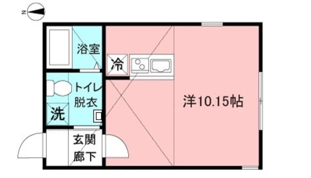 小田急線 生田駅 徒歩22分 2階建 築9年の間取り写真