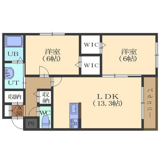 Abbey RoadIIの間取り写真
