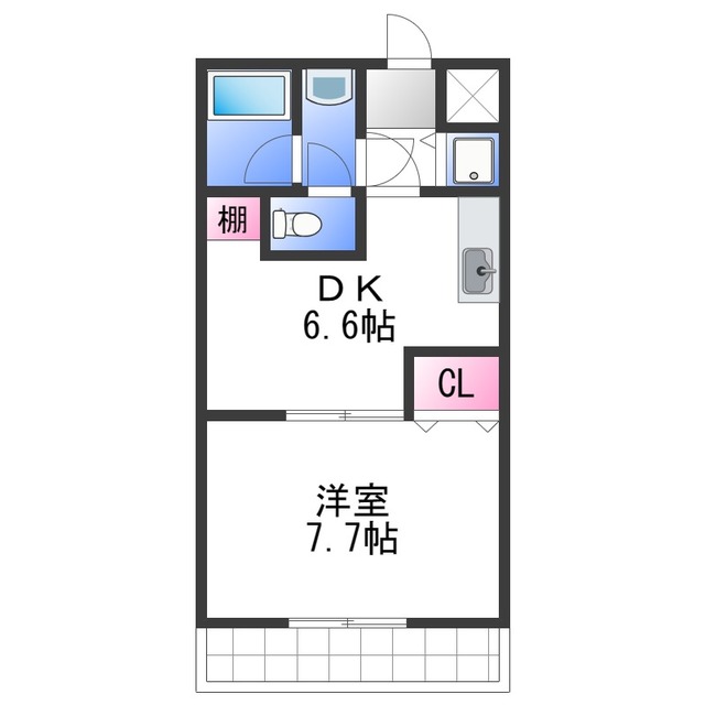 フジパレス式内町III番館の間取り写真