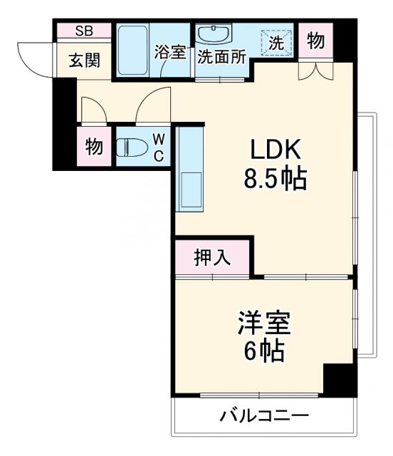 パークノヴァ横浜壱番館の間取り写真