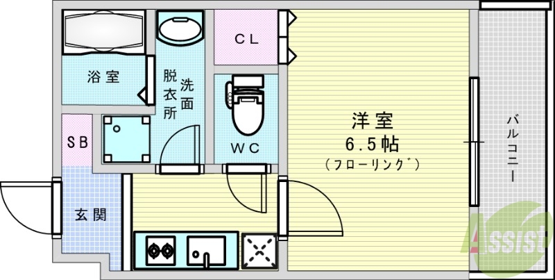プルメリア東正雀の間取り写真