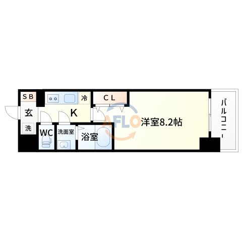 Luxe新大阪SOUTHの間取り写真
