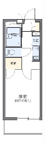 レオパレスサザンカの間取り