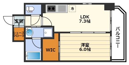 【エステムコート新梅田の間取り】