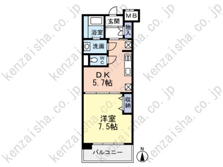 【ヒューモスシエナ大和町の間取り】