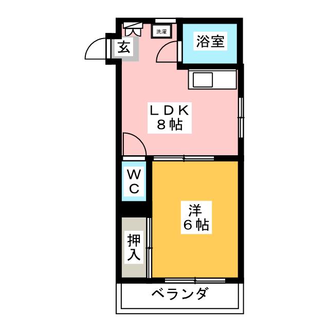 青山ハイツの間取り