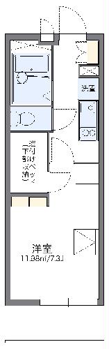 レオパレス槙の間取り