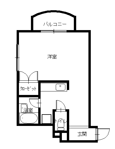 長崎市滑石のマンションの間取り