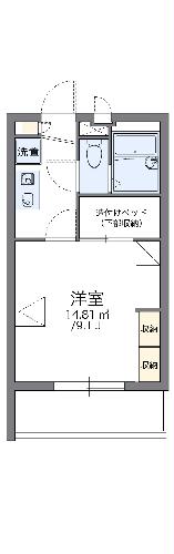 レオパレス川向の間取り