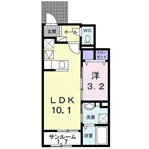 アヴィニヤ アーリ 19の間取り