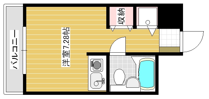 朝日プラザアムネット天満の間取り