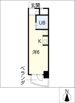 水主町ロイヤルハイツの間取り