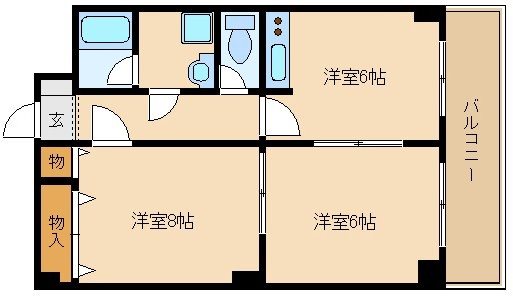 パークサイド岡崎の間取り