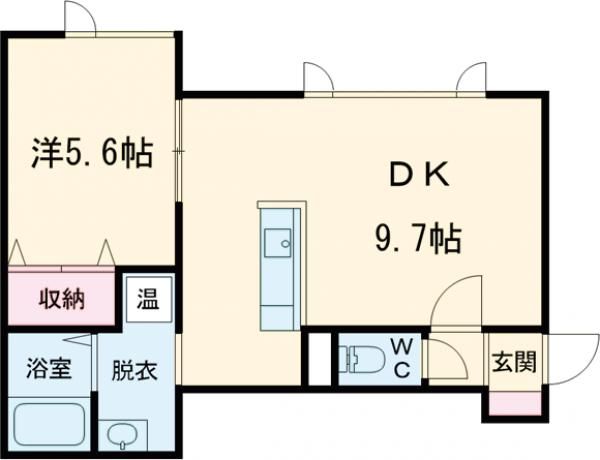 【BONOSハイツの間取り】