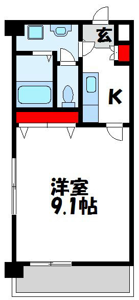 古賀市天神のマンションの間取り