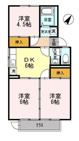 メゾンドール　IV棟の間取り