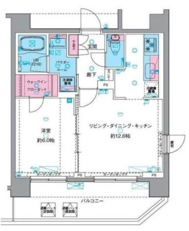 ジェノヴィア南千住VIスカイガーデンの間取り